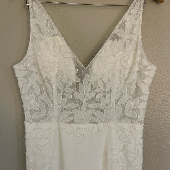 Remarkably Romantic Sheer Mesh Beaded Maxi Dress - Picture 4 of 7